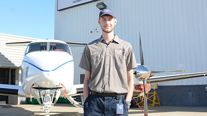 Spencer Moore is an avionics graduate