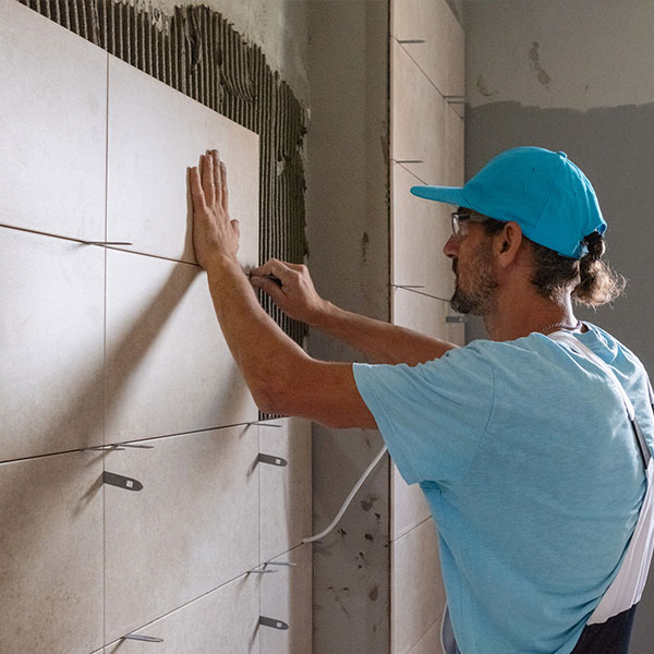 shower tile installation