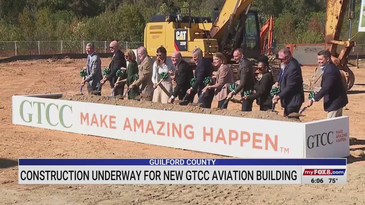 Media Coverage: GTCC Aviation Center groundbreaking ceremony
