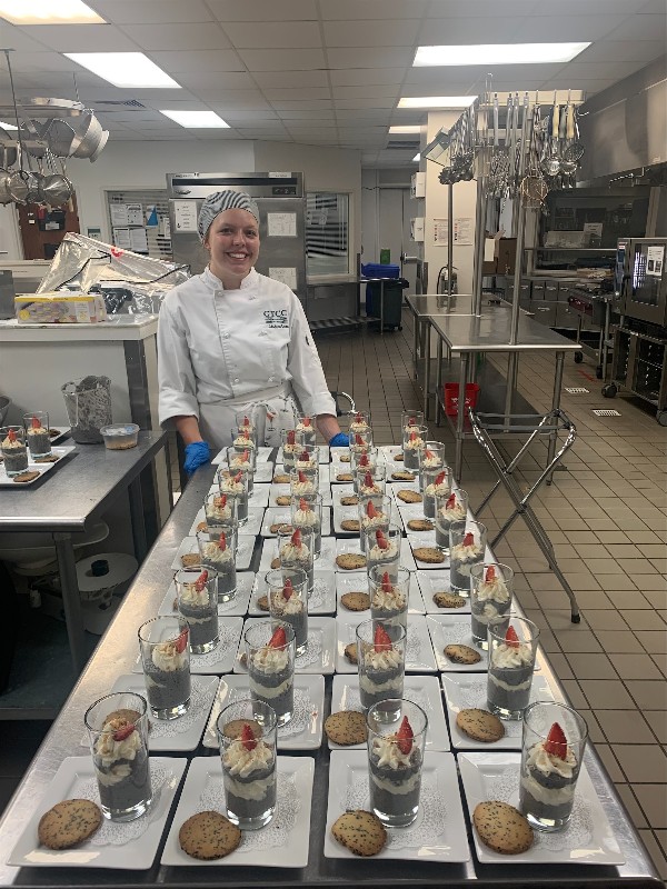 Madison Gore is a GTCC culinary student and student ambassador.