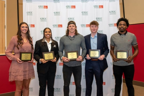 College honors athletes for athletic, academic success