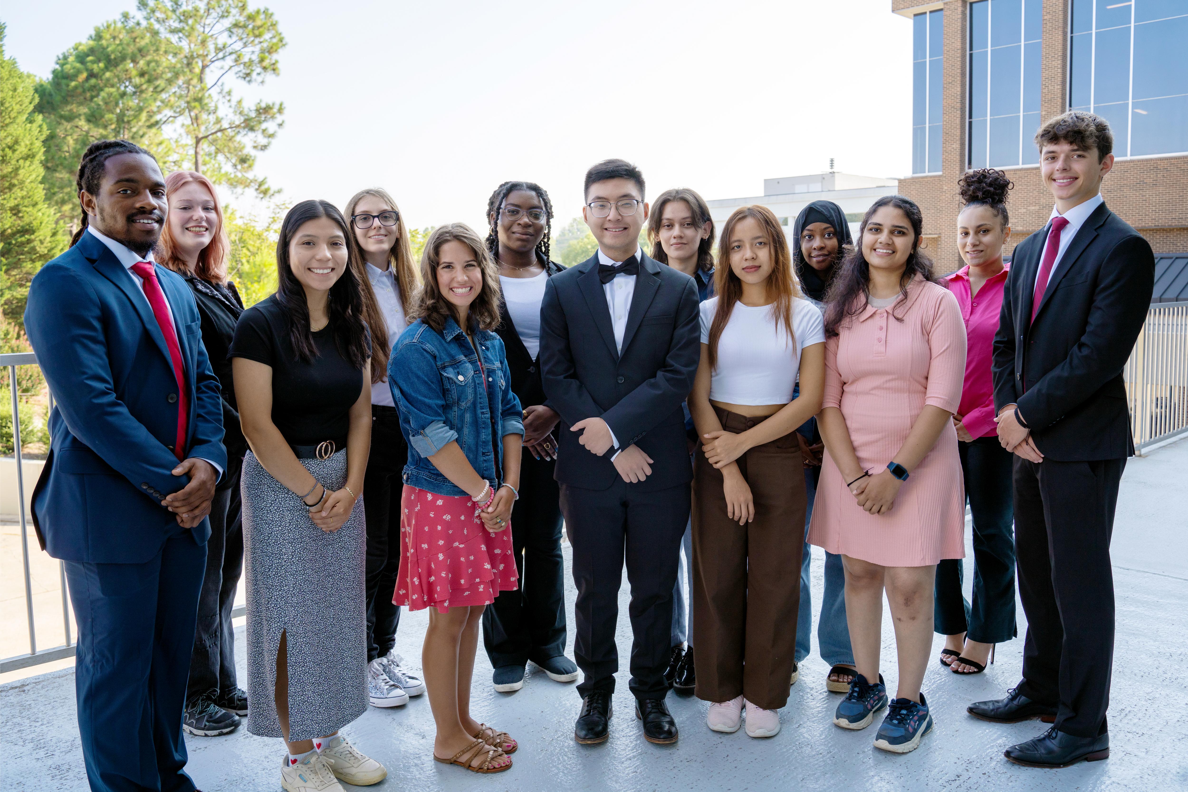 A group photo of the 2023-24 Student Ambassador cohort.