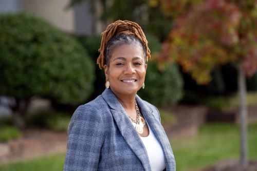 Natashia McEachern outside portrait. 