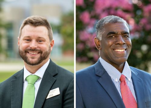 Richard Worley (left) and Dean Campbell have been named campus managers of Greensboro and High Point, respectively.