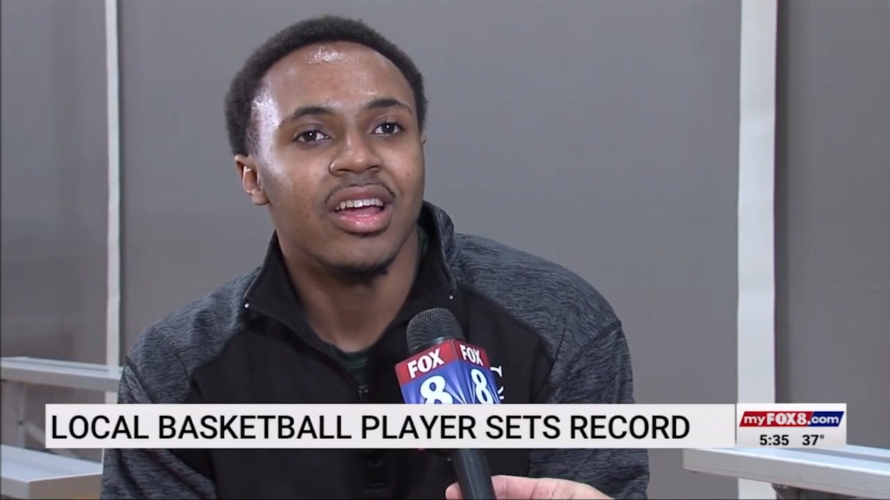 WGHP Fox 8 interviews GTCC guard Nikel Rodgers