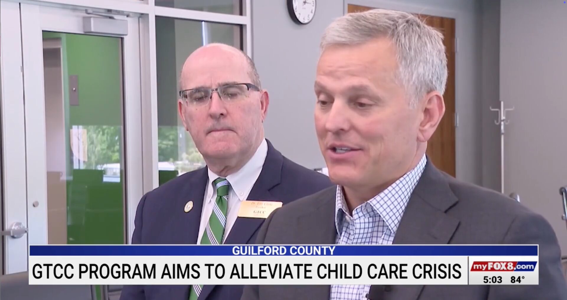 GTCC President Dr. Anthony Clarke and NC Governor Josh Stein