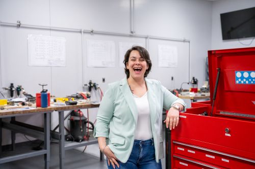 “I’m so passionate about teaching because I was once where they are,” said Caravello. 