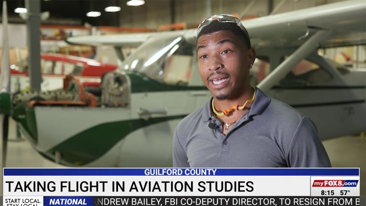 GTCC Aviation Programs Prepare Students for Growing Triad Industry