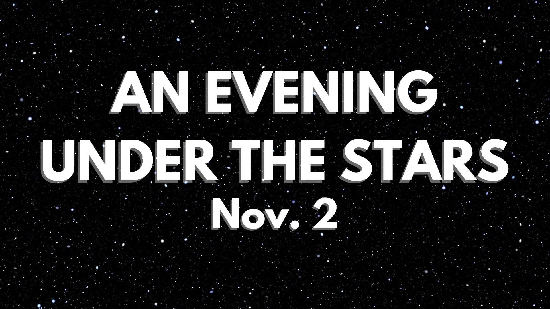 An Evening Under the Stars graphic
