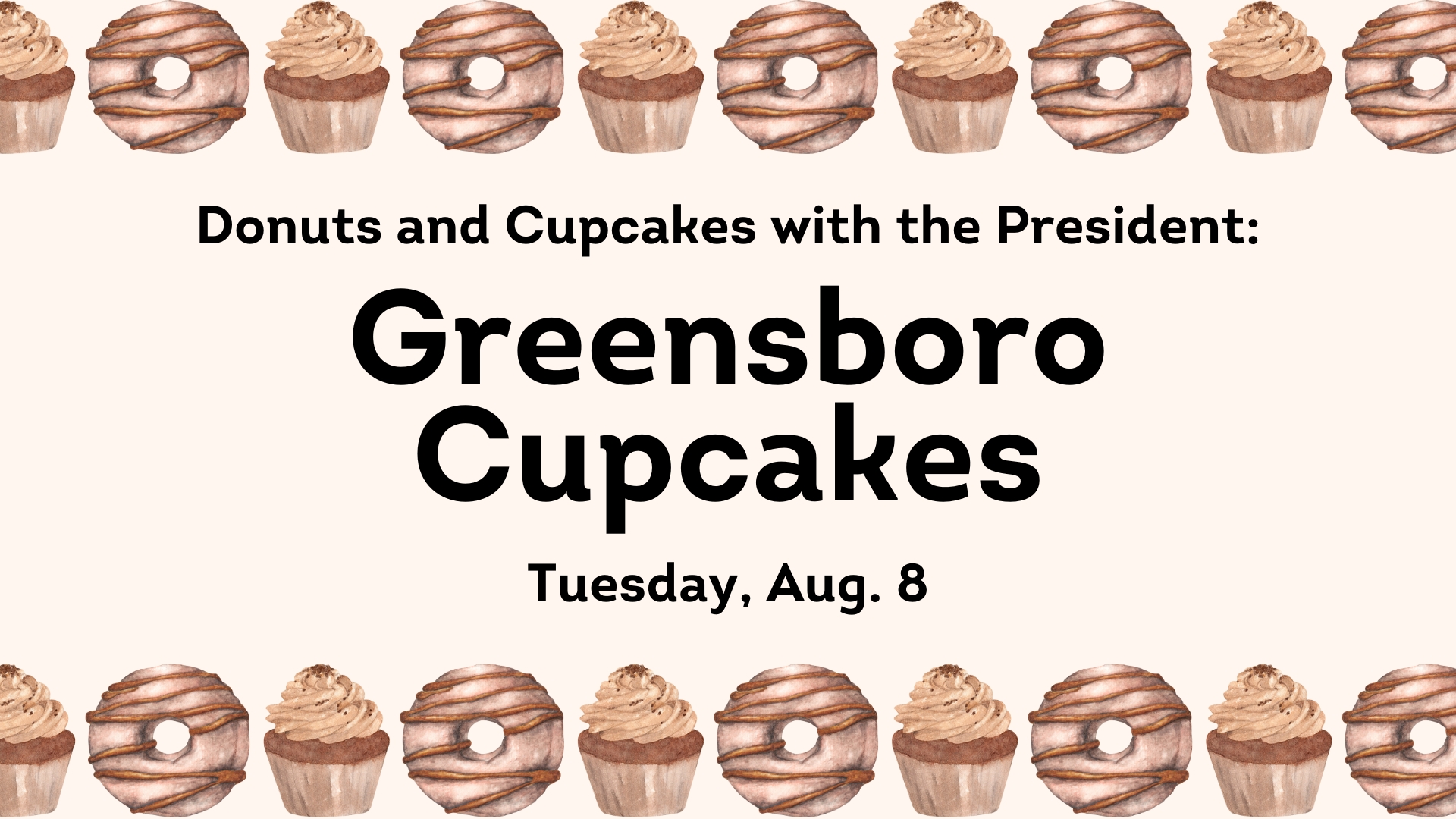 Cupcakes with the President