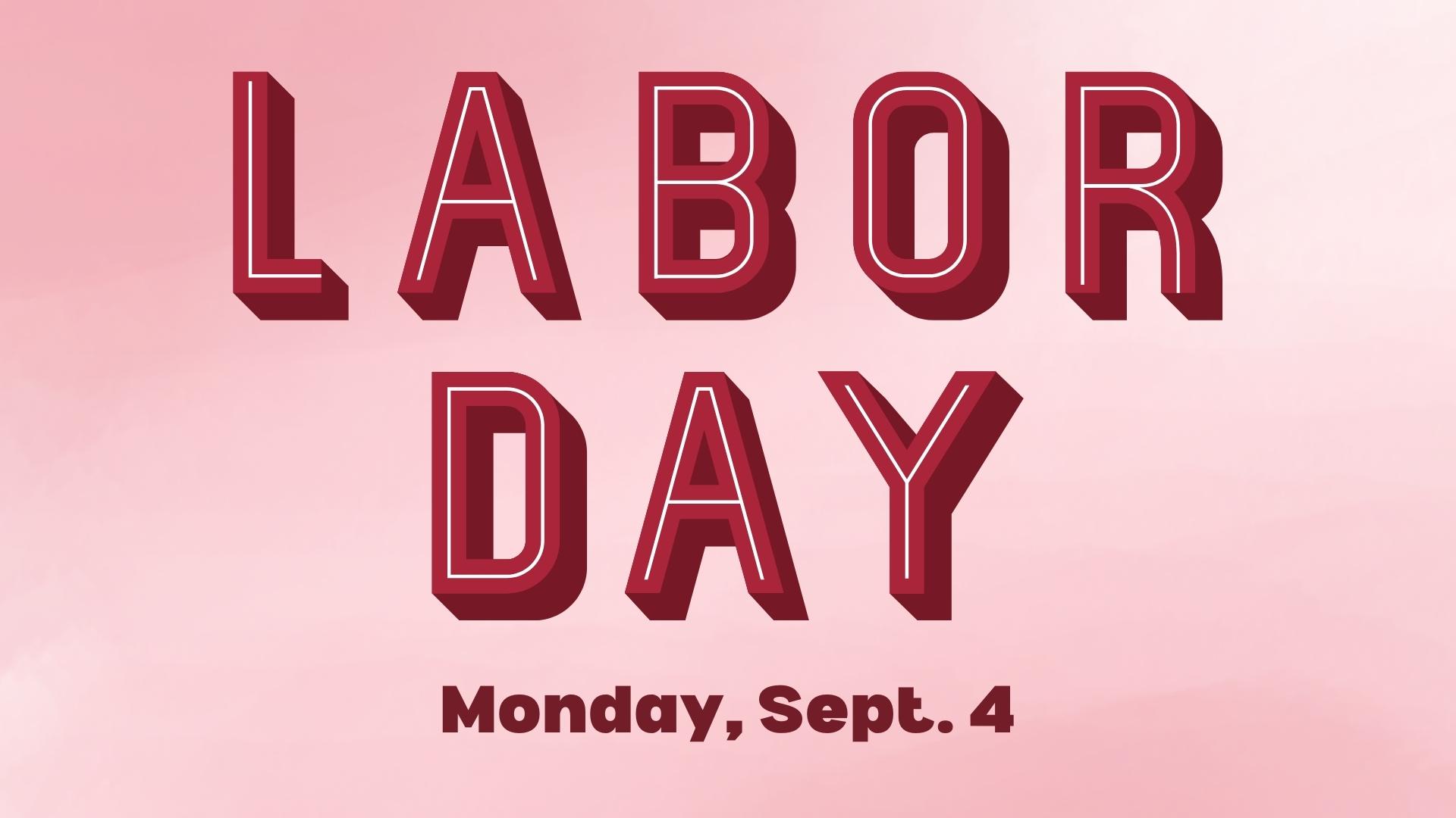 Labor Day graphic