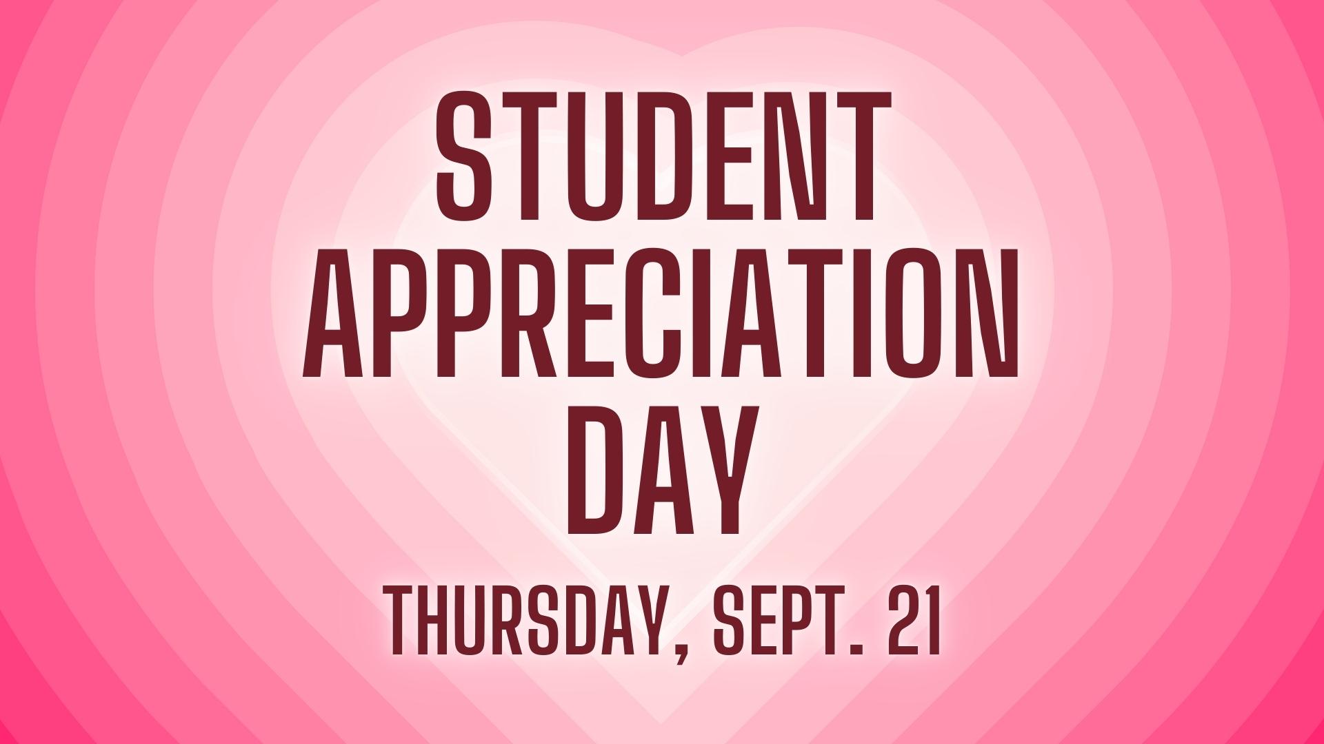 Student Appreciation Day