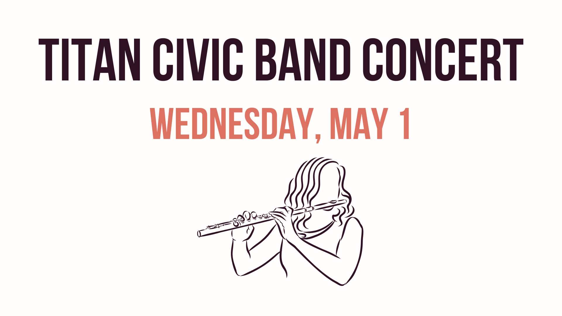 Titan Civic Band Concert graphic