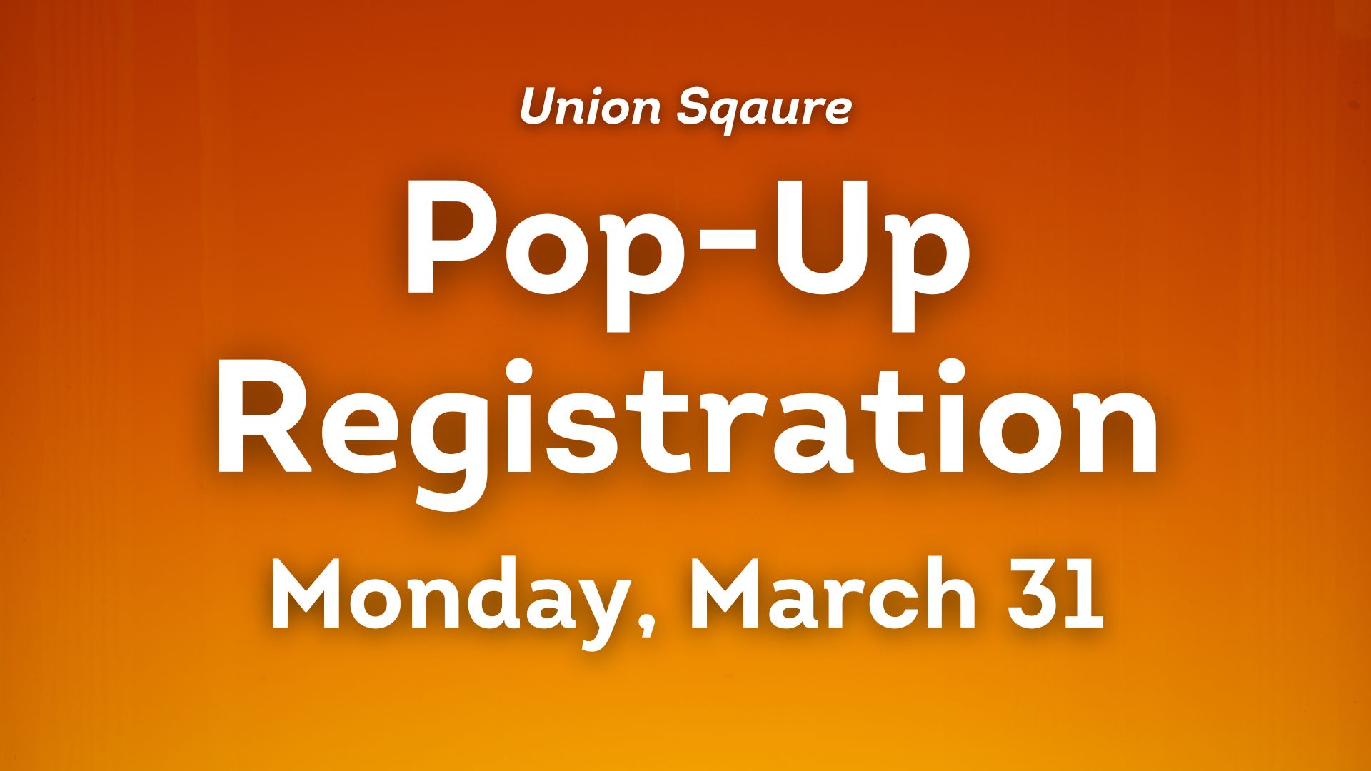 Pop-Up Registration graphic