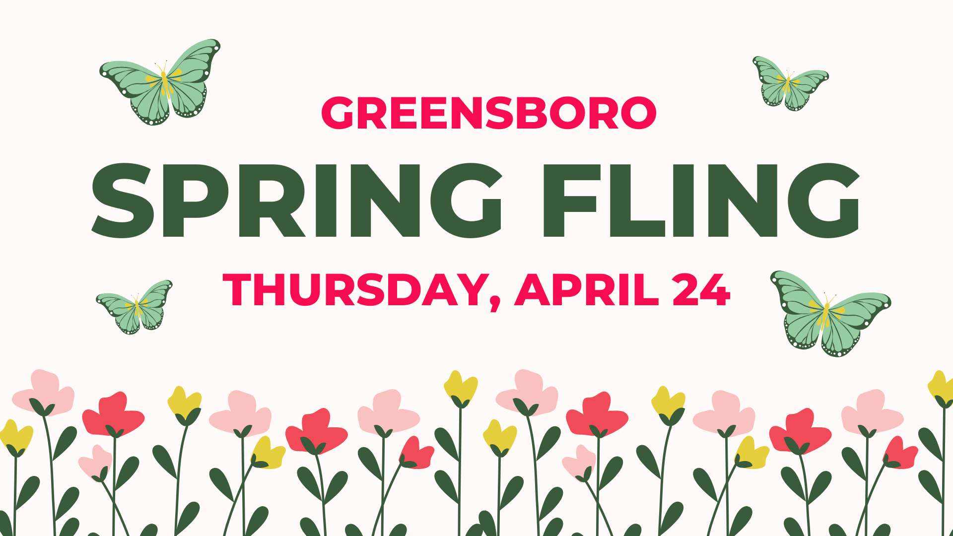 Spring Fling: Greensboro graphic