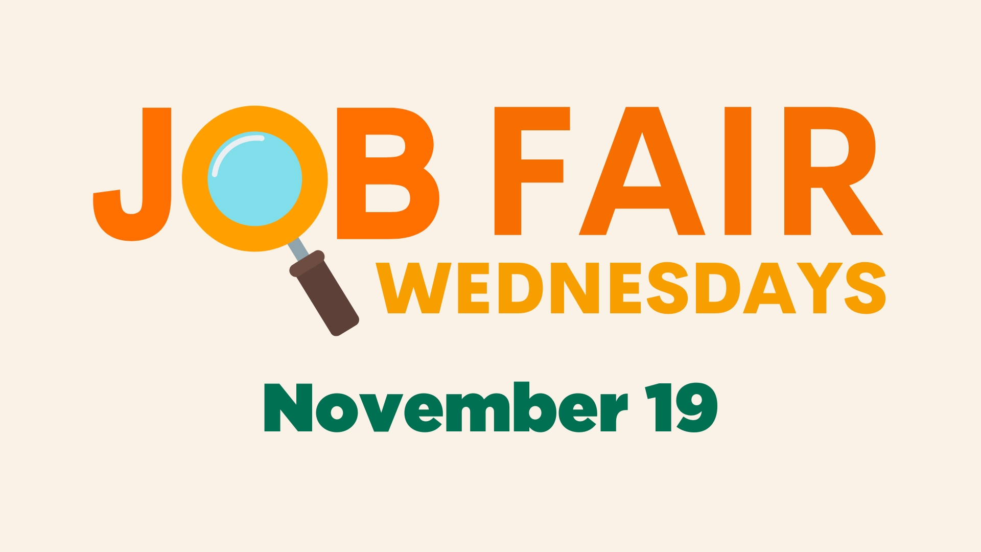 Job Fair Wednesday