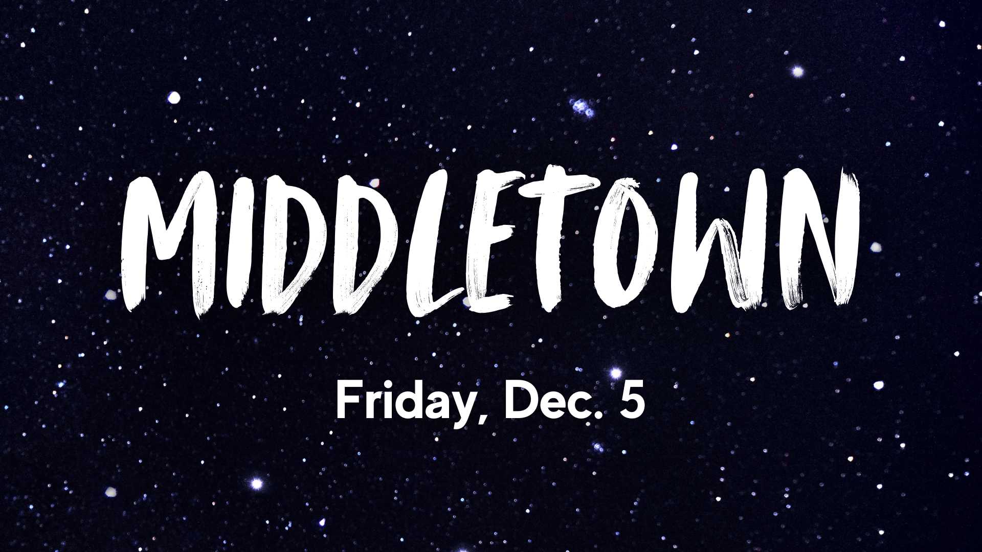 Middletown production graphic
