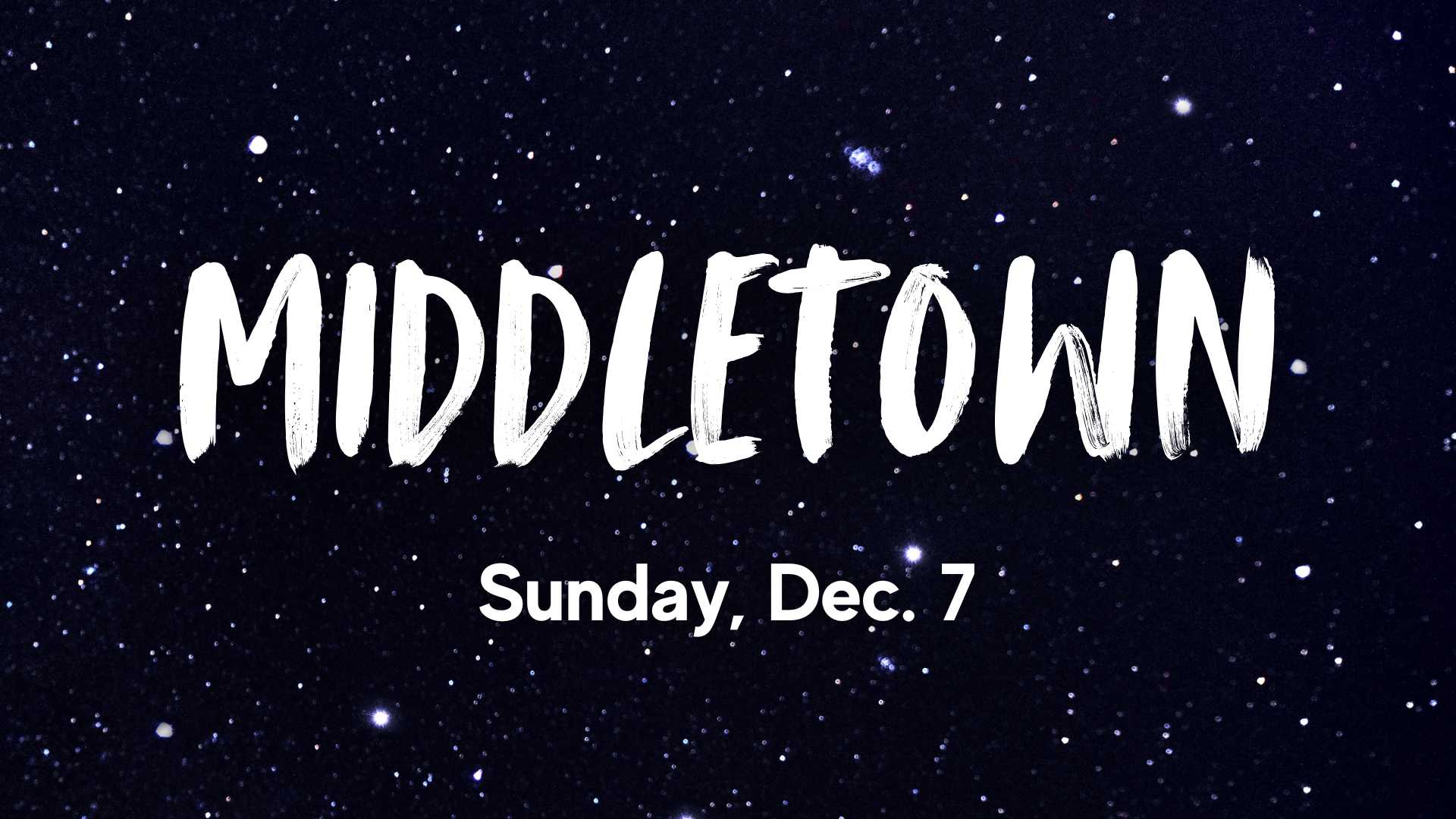 Middletown production graphic