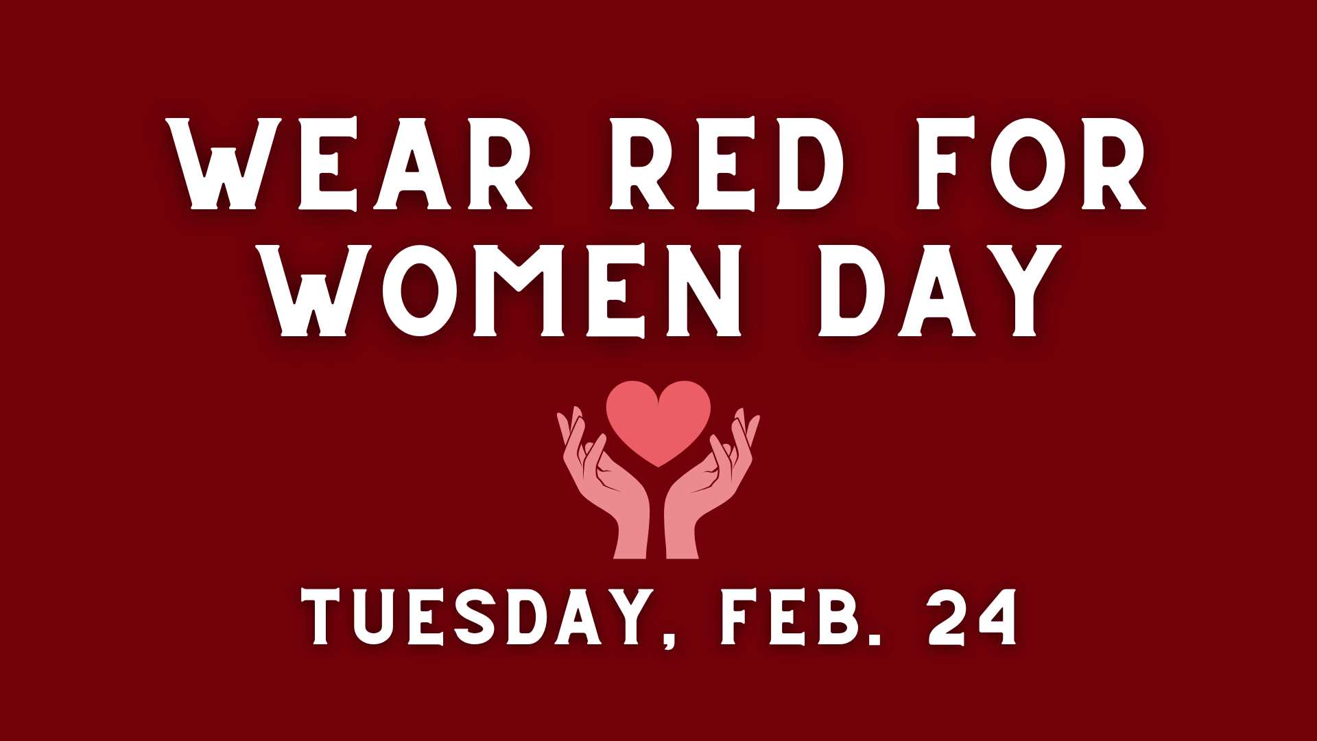 Wear Red for Women Day