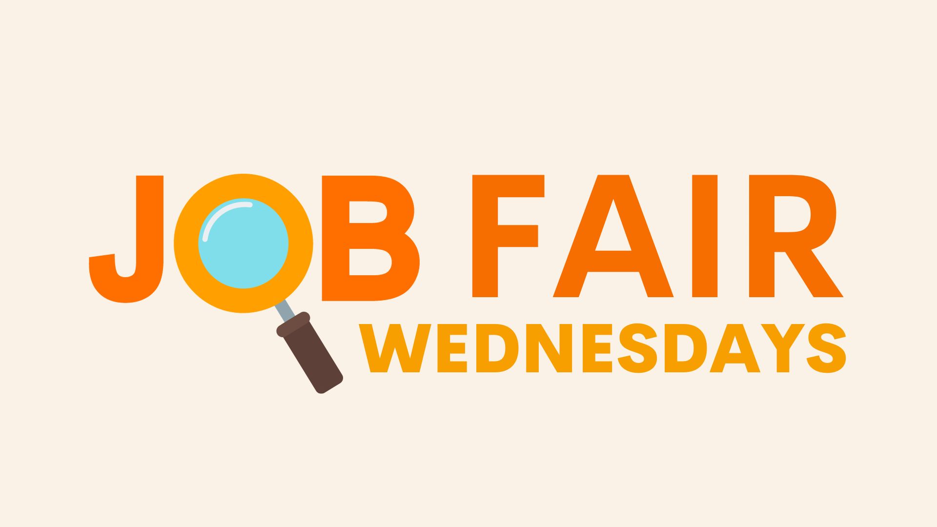 Job Fair Wednesdays graphic